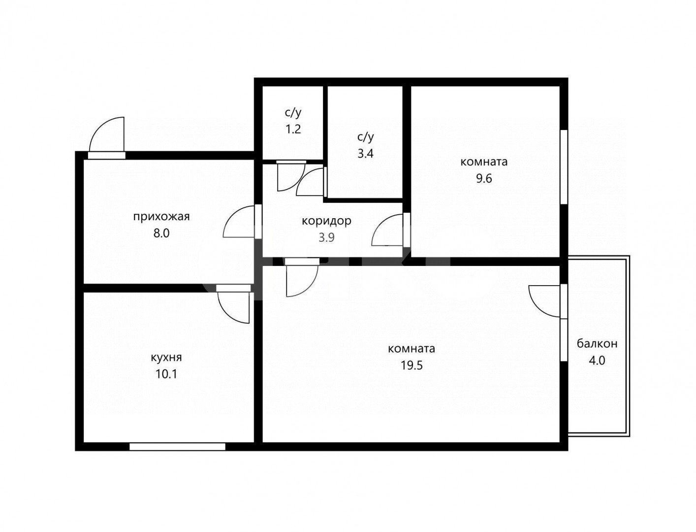 Фото №11: 2-комнатная квартира 60 м² - Геленджик, Северный, мкр. жилой комплекс Кубанская Марка, ул. Маршала Жукова, 1к5