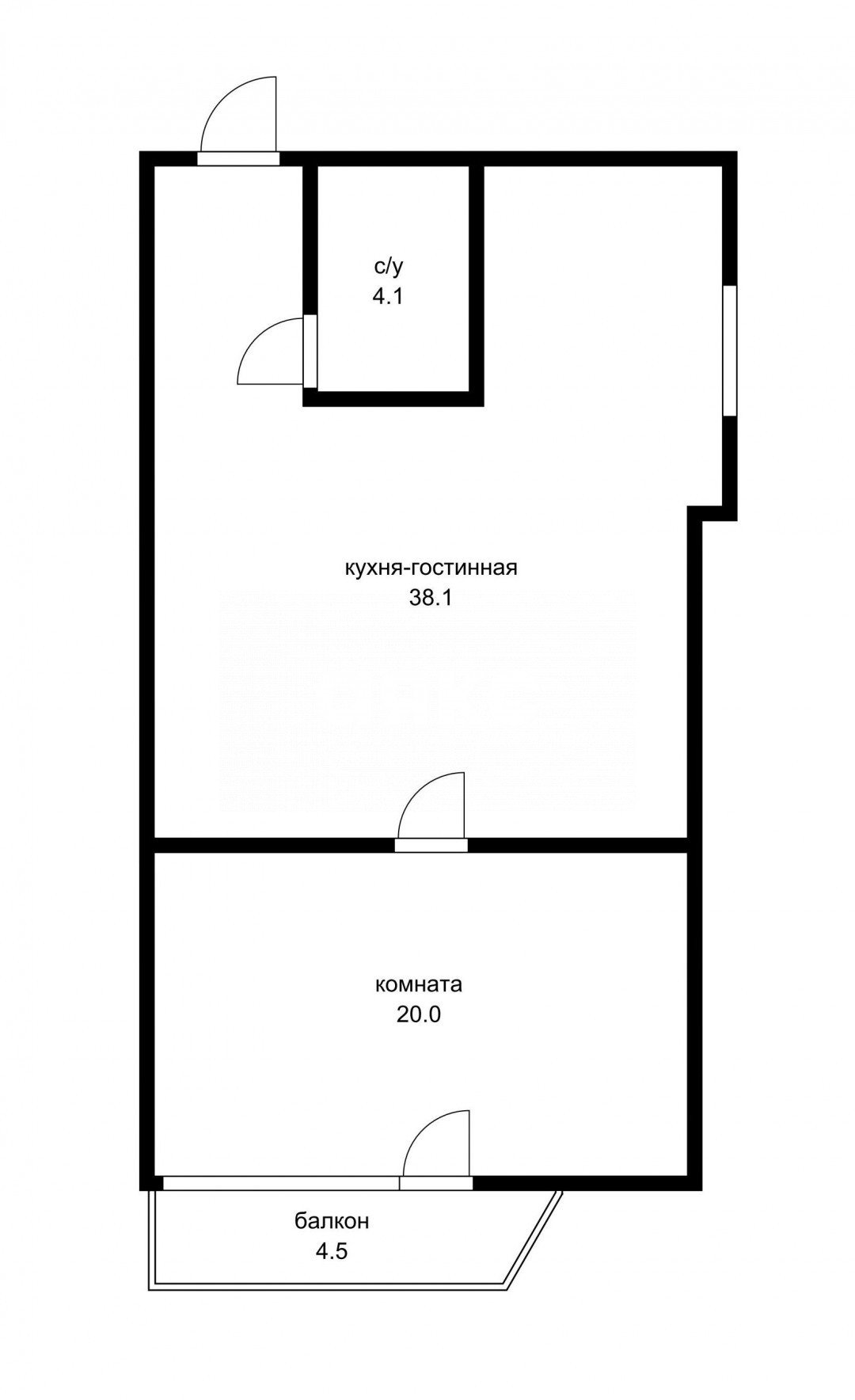 Фото №14: 2-комнатная квартира 61 м² - Геленджик, ул. Леселидзе, 7