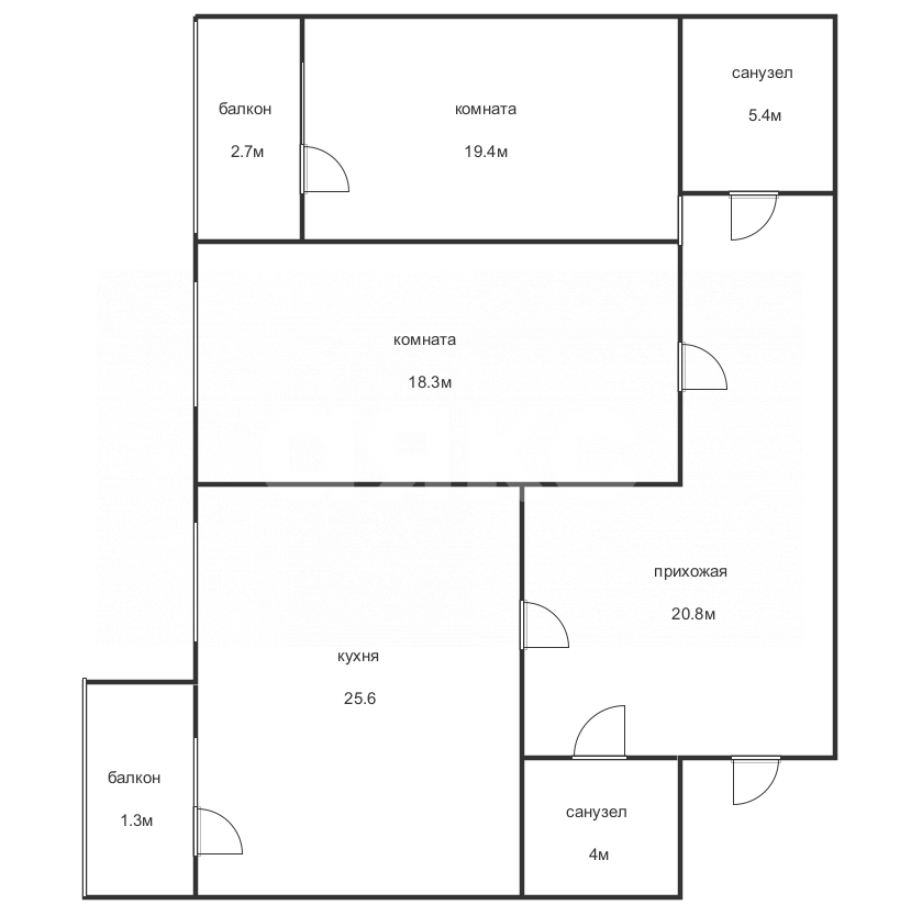 Фото №12: 3-комнатная квартира 104 м² - Геленджик, ул. Пионерская, 2