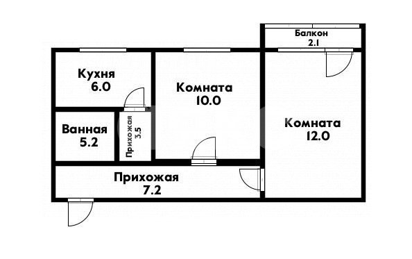 Фото №8: 2-комнатная квартира 46 м² - Геленджик, мкр. Толстый Мыс, ул. Полевая, 45