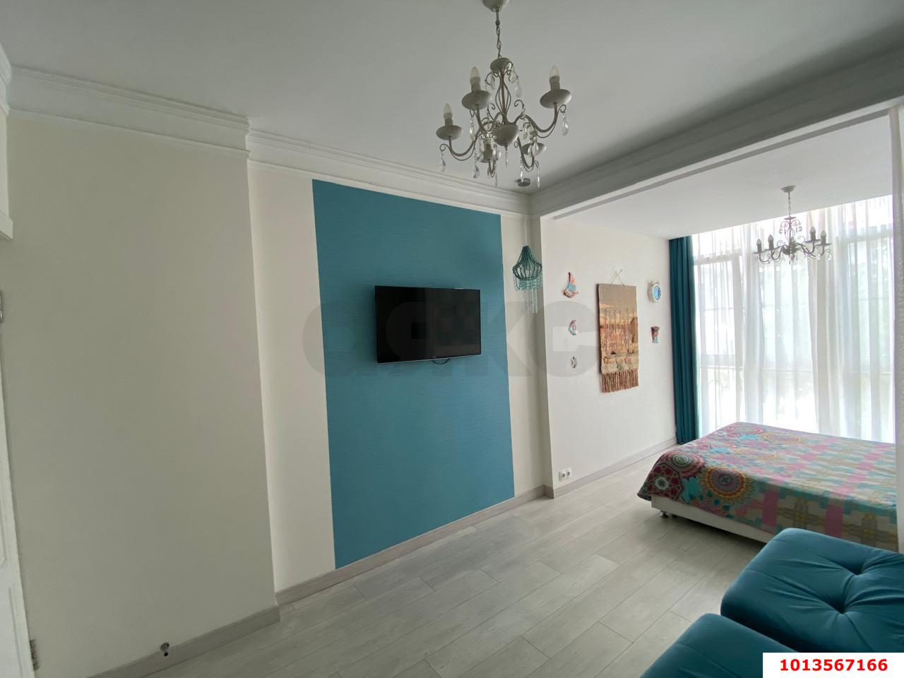 Фото №1: 1-комнатная квартира 50 м² - Геленджик, жилой комплекс Лазурный, мкр. жилой комплекс Лазурный, ул. Туристическая, 3к2