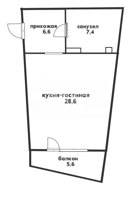Фото №14: Студия 42 м² - Геленджик, 5-й, мкр. 5-й, пер. Восточный, 42