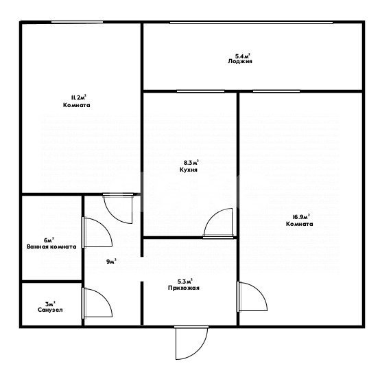 Фото №19: 2-комнатная квартира 55 м² - Геленджик, Толстый Мыс, мкр. Толстый Мыс, ул. Леселидзе, 8