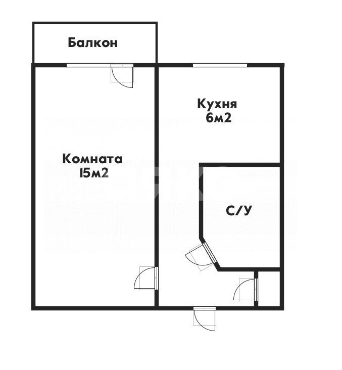 Фото №7: 1-комнатная квартира 29 м² - Геленджик, ул. Тельмана, 7