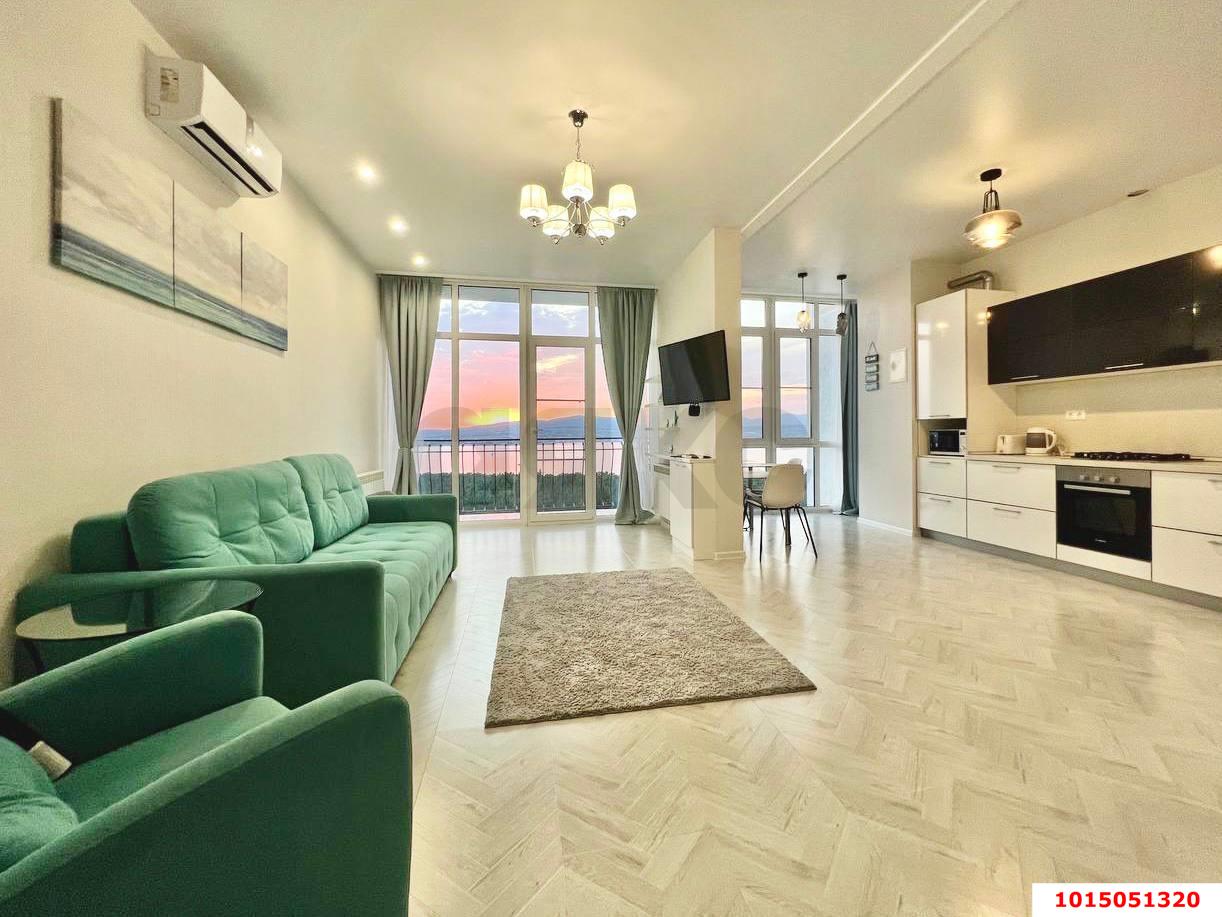 Фото №1: 1-комнатная квартира 44 м² - Геленджик, мкр. Толстый Мыс, ул. Южная, 35/1