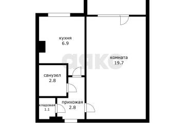 Фото №5: 1-комнатная квартира 34 м² - Краснодар, мкр. Черёмушки, ул. Селезнёва, 210