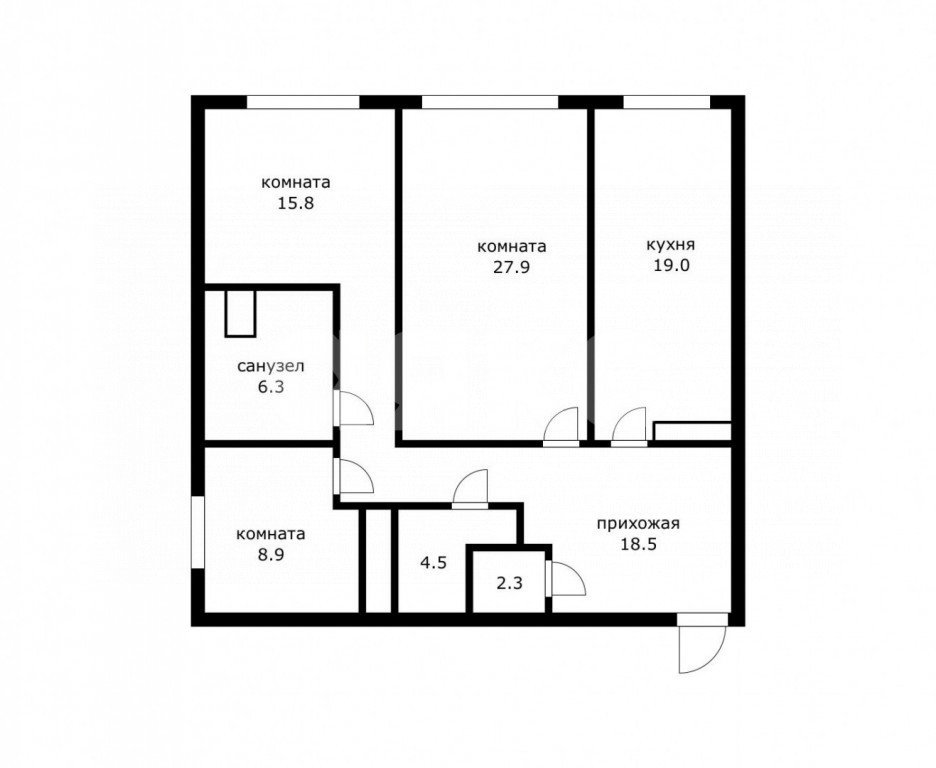 Фото №9: 3-комнатная квартира 103 м² - Геленджик, ул. Мира, 40