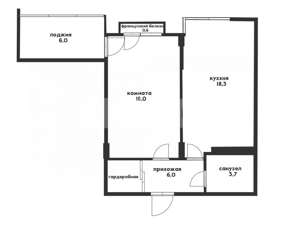 Фото №17: 1-комнатная квартира 50 м² - Геленджик, мкр. жилой комплекс Альбатрос, ул. Одесская, 3Ак1