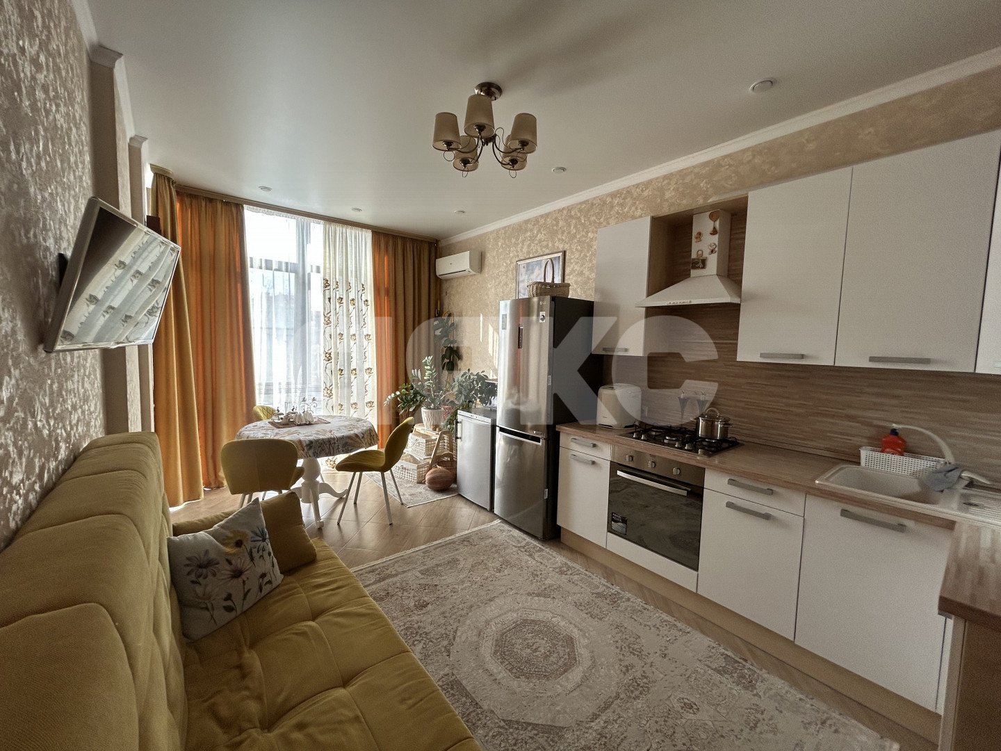 Фото №1: 1-комнатная квартира 50 м² - Геленджик, мкр. жилой комплекс Альбатрос, ул. Одесская, 3Ак1